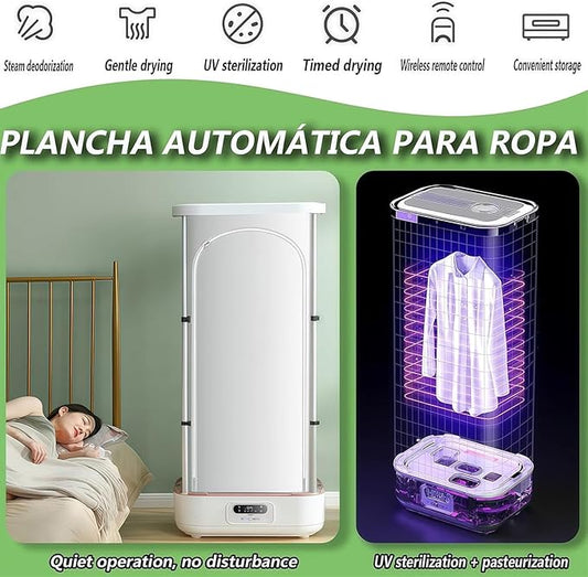 900W Portable Clothes Dryer, Collapsible Hanging Electric Drying Rack with Remote Control for Fast & Efficient Fabric Care for Home and Travel