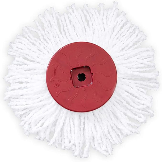 Ruby Red Spin Mop with 2 Extra Mop Heads