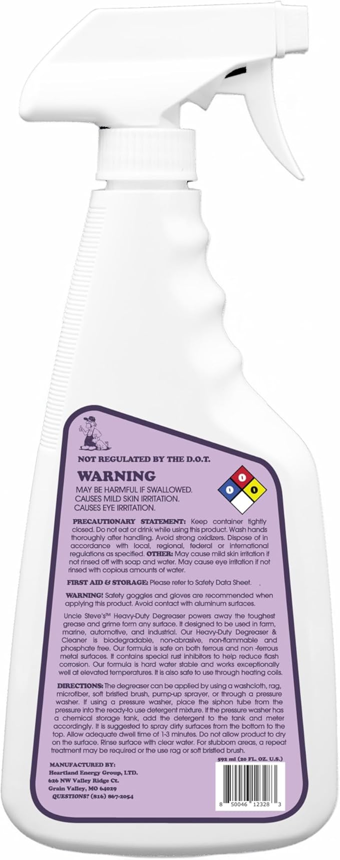 UNCLE STEVE'S?? Heavy Duty Degreaser & Cleaner (1) - All Purpose - Multi-surface - Non-Toxic