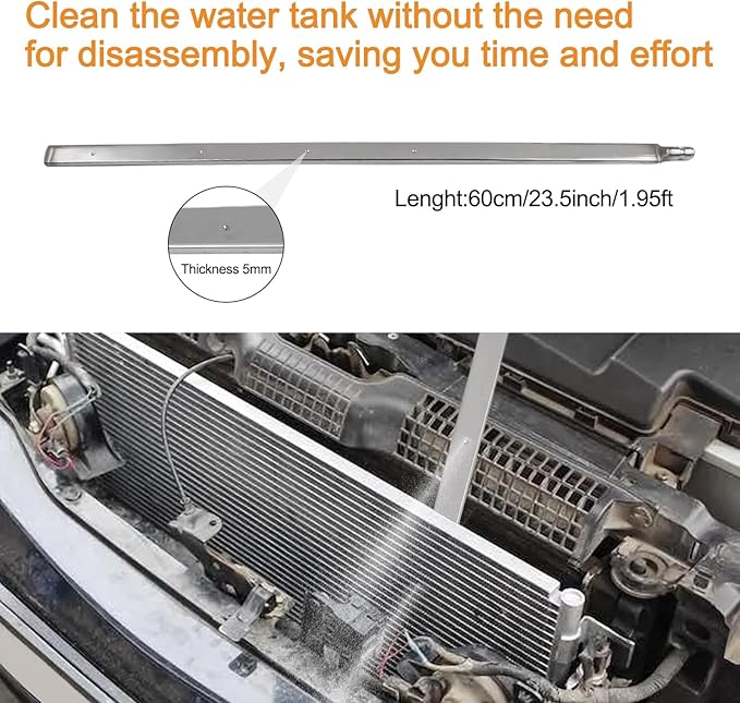 Radiator Cleaning Wand, Pressure Washer Wand, Auto Water Tank Cleaning Device, For Pressure Washer, Car Truck Washer Wand, Gutter Cleaning Tool Fit Over 2000PSI Pressure Washer