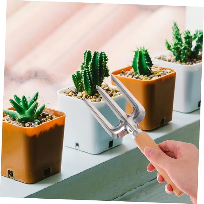 BESPORTBLE 1 Set Gardening Tools Ergonomic Handle Shovel and Rake for Easy Weeding and Soil Removal with Wide Shovel Harrow and Hoe for Vegetable Gardens and Flower Beds