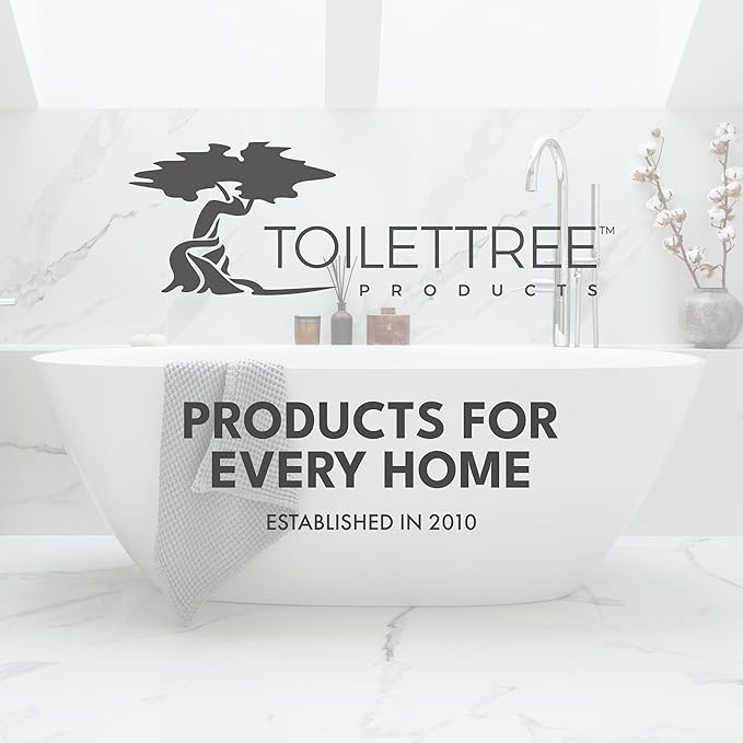 ToiletTree Products Modern Deluxe Freestanding Toilet Brush and Plunger Combo (Black - 7.5" x 9" x 20.5")