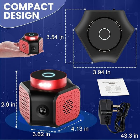 Rodent Mice Repellent Ultrasonic Plug in 4-Modes Rat Repellent for House Ultrasonic Rodent Repeller Indoor Mice Repeller Ultrasonic Mouse Repellent Plug in for Attic Home Basement Garage Rvs