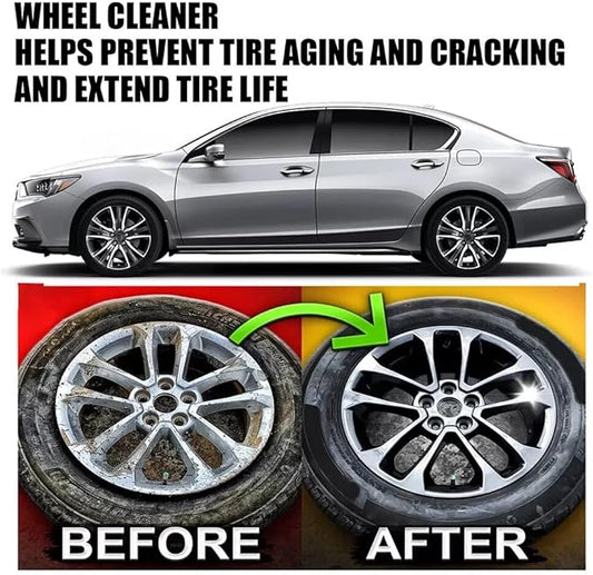 2025 Upgraded Bronze Bomber Wheel Cleaner, Tire Cleaner,- Safe on Chrome and All Wheel Finishes - Brake Dust, Dirt, Browning, Grease, and Grime Remover (US Stock) (4Pack)