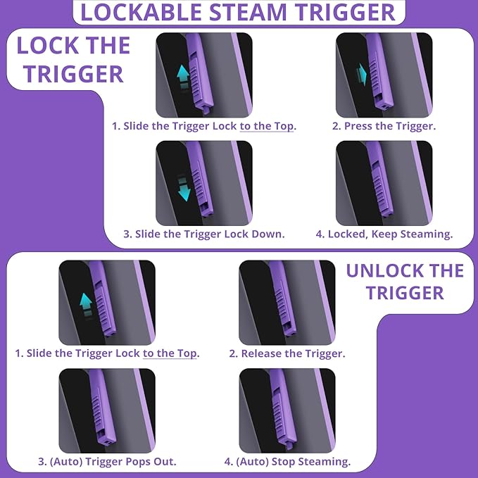 awasky Steam Cleaner Handheld: 1200W Fast 10-Sec Heat-Up-750mL (25oz) Tank-No Cooling-Refill Anytime-Lockable Steam Trigger-14-Piece Kit for Home Car Grout Tile Cleaning
