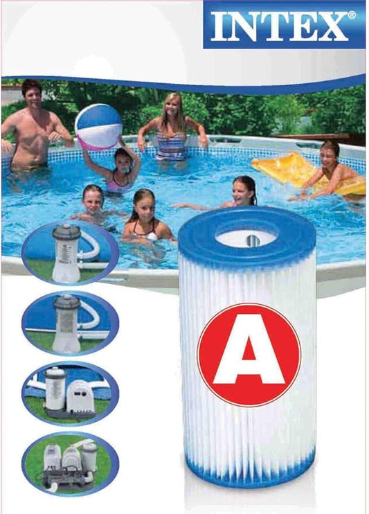 Intex Pool Easy Set Type A Replacement Filter Pump Cartridge (24 Pack) | 29000E