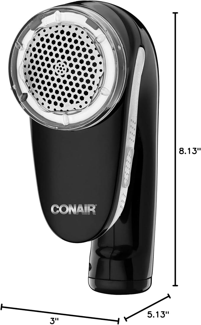 Conair Fabric Shaver and Lint Remover, Rechargeable Portable Fabric Shaver, Black - Image 7