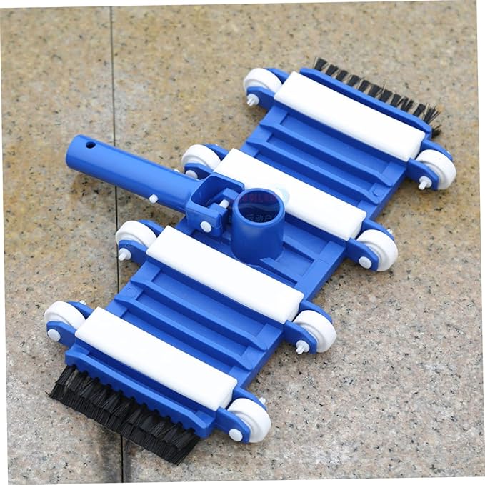 Pool Vacuum Head Brush Cleaner Pool Cleaning Tool Flexible Suction Head