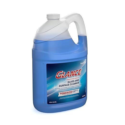 Diversey Glance Powerized Professional Glass & Surface Cleaner, 1 Gallon (4 Pack)