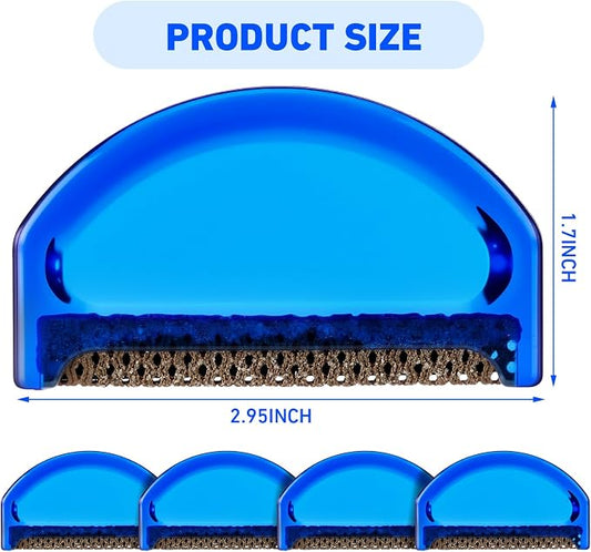 Boao 4 Pieces Sweater Combs to Remove Pilling Sweater Defuzzer,Minimalist | Multi-Fabric Sweater Comb, Wool Cotton Pilling Remover, Remove Fuzz and Bobbles from Clothes Coats Blankets - Image 2