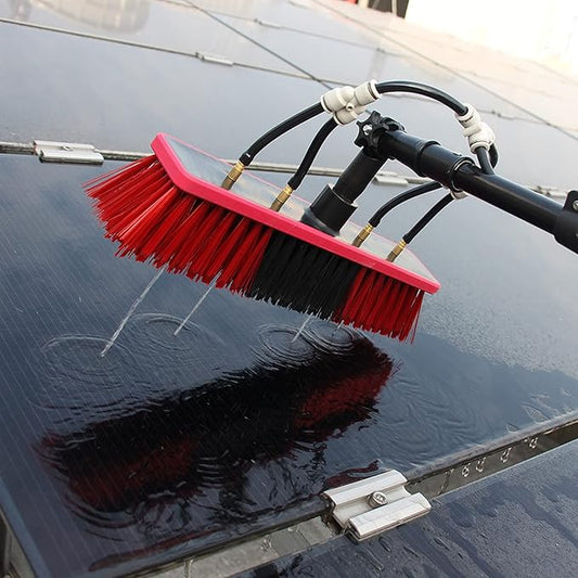 Window Cleaning Pole,Photovoltaic Panel Cleaning Brush,3.6-10.8MWater Fed Telescopic Brush,Conservatory Roof Cleaning Tools,for Photovoltaic Panel Cleaningtrucks Windows,3.6m/12FT