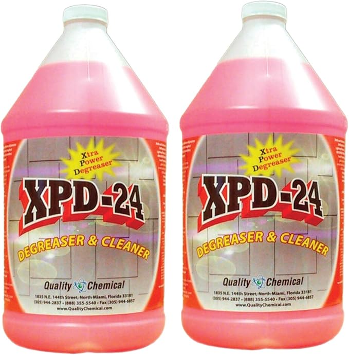 Quality Chemical XPD-24 - Heavy Duty Degreaser - 2 Gallon case
