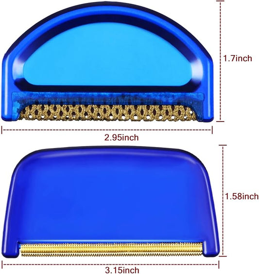 Boao 4 Pieces Sweater Combs to Remove Pilling Sweater Defuzzer,Retro Luxury | Multi-Fabric Sweater Comb, Wool Cotton Pilling Remover, Remove Fuzz and Bobbles from Clothes Coats Blankets - Image 2