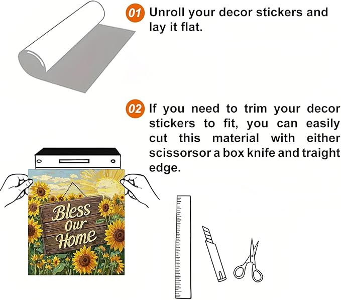 Dishwasher Magnet Cover 23x26 in Rustic Sunflower Field with Bless Our Home Wooden Sign Dishwasher Cover for Kitchen Appliance Decoration Front Panel Sticker Skin Panel Home Decor Decal