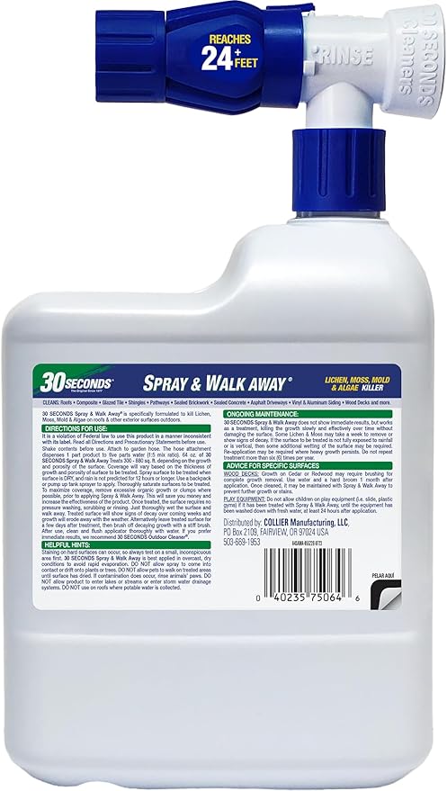 30 SECONDS Spray & Walk Away 64 oz Hose End Sprayer 3 Pack