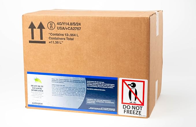 Celeste SP-86000CHD Heavy Duty Carbon & Grease Remover (Case of 12 Quarts) | Aviation Grade Exterior Cleaner Concentrate | Safe for Aluminum, Landing Gear & Engine Cowlings