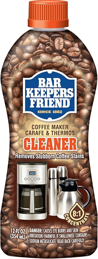Bar Keepers Friend Coffee Maker Cleaner - 12oz