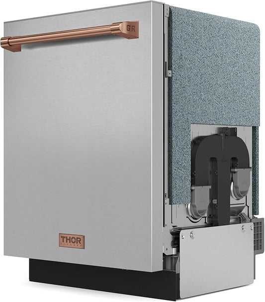 Gordon Ramsay by THOR Kitchen 24 Inch Dishwasher Stainless Steel/Rose Gold