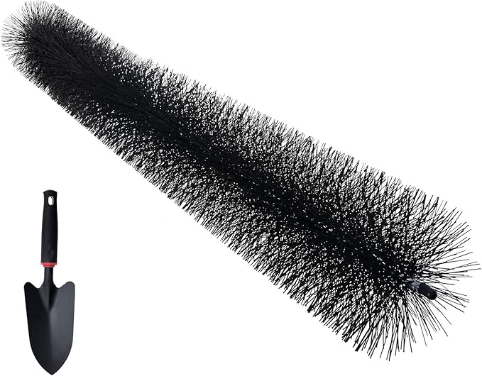 VEVOR Gutter Brush, 60 Feet Total Length 4.33 inch Diameter Gutter Cleaning Tools, Ground-Level Gutter Brush Leaf Guard for 5 Inch Gutters, Easily Clear roof Leaves and Debris, 20 Pack