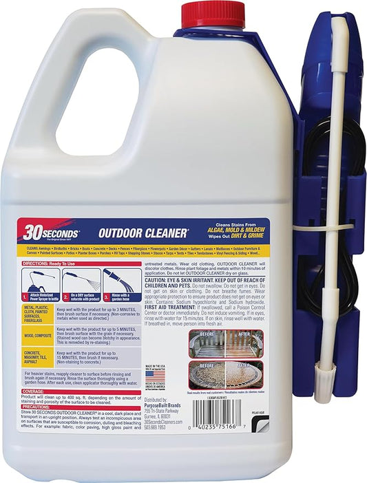30 SECONDS Cleaners 1.3G30SMPS2PA 1.3 Gallon 2 Pack Outdoor Cleaner, White