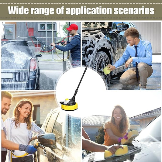 Pressure Washer - Patio Cleaner Cleaning Tool with Adapter, High-Efficiency Power Washing Accessory, Heavy-Duty Outdoor Equipment | Multipurpose Attachments for Driveways Sidewalks Yards