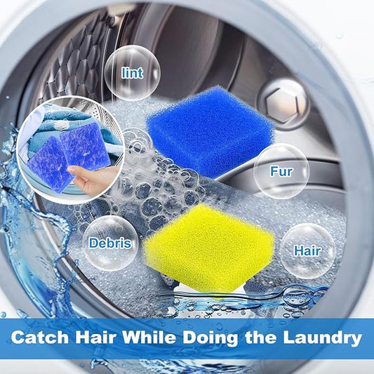 6PCS Pet Hair Catcher for Washing Machine ?€? Reusable Laundry Hair Remover | Stop dog & cat fur sticking to clothes! Reusable pet hair removal tool for laundry. Works on bedding, blankets, uniforms. - Image 2