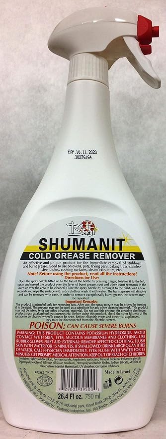 Shumanit By Joycie Super Cold Grease Remover 26.4 oz. (Pack of 6)