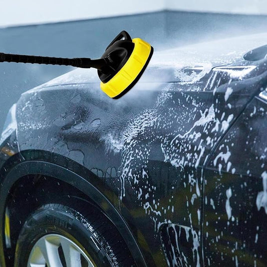 Pressure Washer Surfaces Cleaner - Patio Cleaner Powerful Sidewalk Scrubber | Outdoor Scrubber Multipurpose Pressure Washer Attachments for Driveways Sidewalks Yards