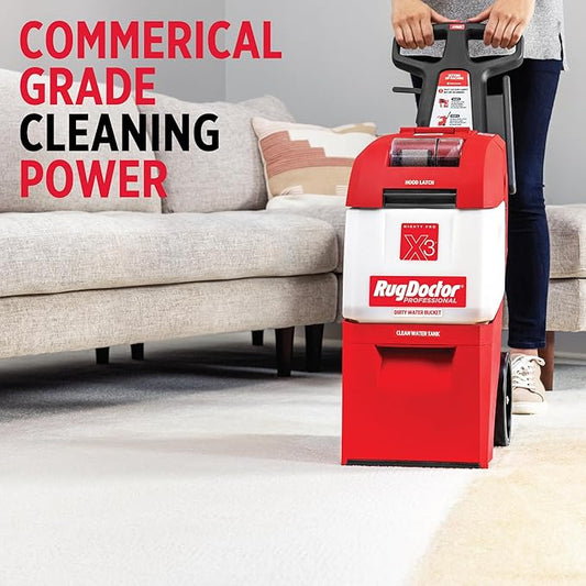 Rug Doctor X3 Commercial Carpet Cleaner - Pet Pro Pack, Includes Commercial Carpet Cleaning Machine, 48 oz. Pet Stain & Odor Carpet Cleaner and 22 oz. Urine Eliminator