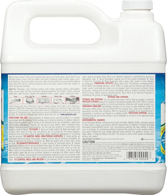 Spray Nine 26901S Marine Cleaner - 1 Gallon, 128 Fl Oz (Pack of 1)