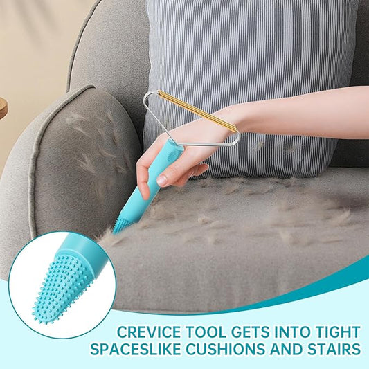 Pet Hair Remover, Dog Cat Carpet Rake, Lint Remover Shaver for Sofas 3-Pack | Wool Hand Pet Hair Removal Tool, Cleans Carpets Car Cushions Pet Beds Furniture, Works on All Fabric & Rug - Image 2