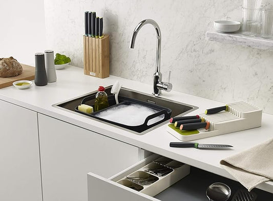 Wash&Drain™ Gray Washing Up Bowl