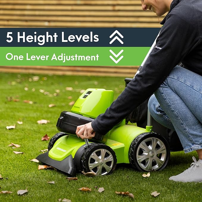 GreenSweep Vac & Blow | Compact 3 in 1 Vacuum, Blower & Mulcher for Small Yards, Artificial Lawns, Grass, Patio's & Driveways, for Upto 1,500 Sq Ft Spaces.