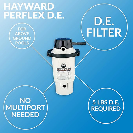 Hayward W3EC50AC Perflex Diatomaceous Earth Pool Filter