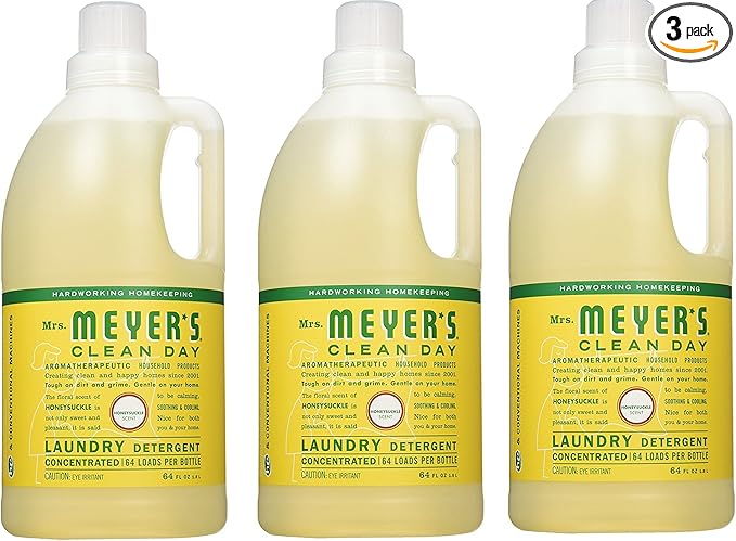 Laundry Detergent, Honeysuckle, 3 Count (64 fl oz. each)