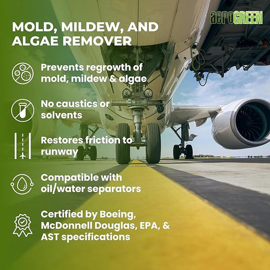 4025 Eco-Friendly Surface Cleaner for Airfields, Runways, Terminals, and Equipment - Water-Based, Safe for Stormwater Systems, 5 Gallon Pail