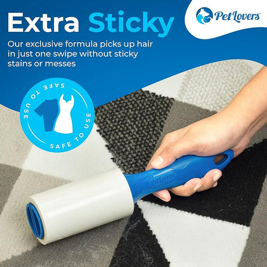 PetLovers Lint Rollers for Pet Hair Extra Sticky 6 Pack - Lint Remover for Clothes - Image 2