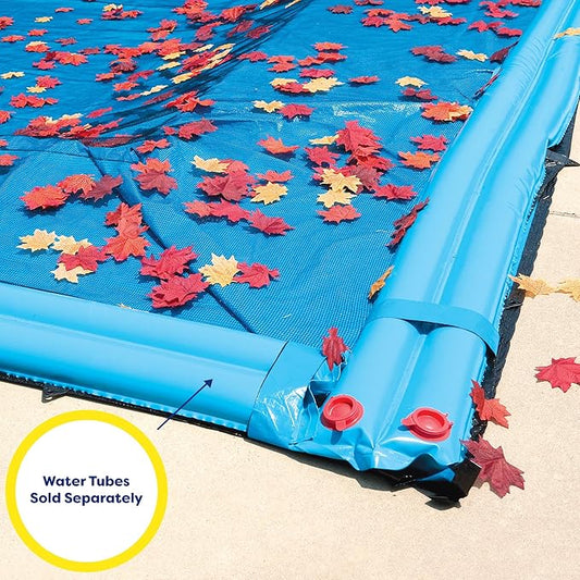 In The Swim 16' x 36' Rectangle Leaf Net Cover for Inground Swimming Pools - Removes Leaves, Sticks, and Small Debris from Your Winter Cover