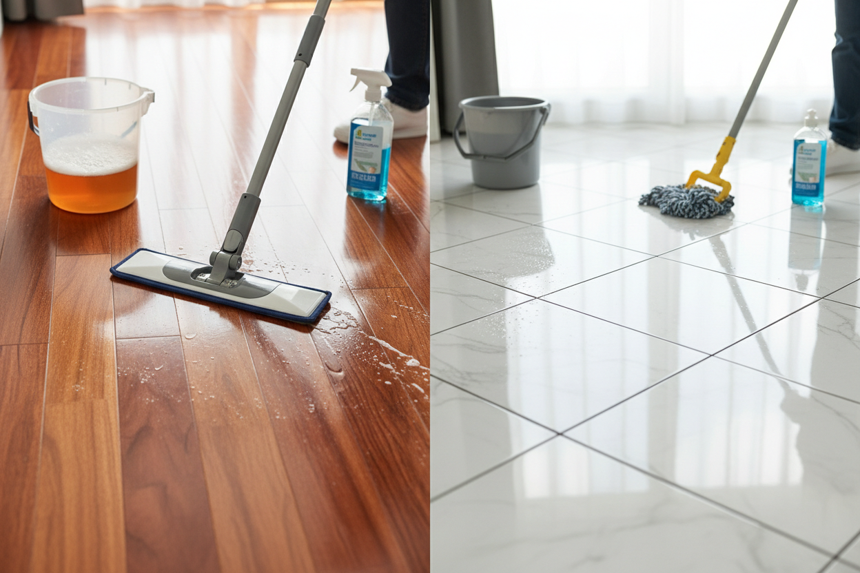 Floor Cleaning – From Hardwood to Tiles
