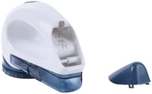Fabric Shaver & Lint Remover for Clothes and Furniture, Electric Fuzz Remover for Sweaters, Couch, Upholstery and Blankets, AA Battery Operated Defuzzer Removes Pilling and Lint (White+Blue) - Image 4