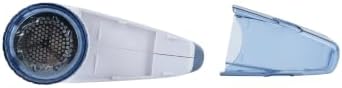 Fabric Shaver & Lint Remover for Clothes and Furniture, Electric Fuzz Remover for Sweaters, Couch, Upholstery and Blankets, AA Battery Operated Defuzzer Removes Pilling and Lint (White+Blue) - Image 3