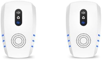 2025 Upgraded Ultrasonic Pest Repellent Indoor Insect Repeller, Pest Control, Repellent Roach, Mouse, Bugs, Mosquito, Mice, Spider, Ant, Rodent Repellent Ultrasonic Plug in, 3 Mode Switching, 2 Packs