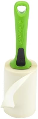 Evercare Pet Hair Lint Rollers All Purpose Use 100 Easy-Tear Sheets Per Roll Reusable Sticky Roller Pets Cat & Dog Hair Remover Contoured Handle for Furniture Clothing & Cars, Set of 2, Green - Image 2
