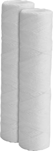 GE FXWSC Whole House Water Filter, Replacement for Water Filtration System, NSF Certified: Reduces Sediment, Rust & Other Impurities, Replace Every 3 Months for Best Results, (Pack of 12) by GEAppliances
