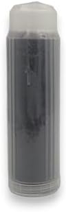 CFS Color Indicating DI Resin Cartridge, MBD-30 Filled, 10 in Slim by CompleteFiltrationServices
