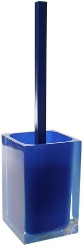 Gedy Rainbow Decorative Square Toilet Brush Holder, Blue