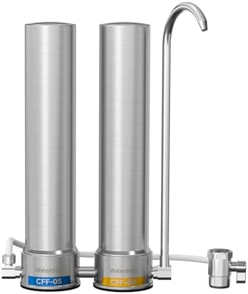 Waterdrop CTF-09 Dual-Stage Silver Ions Water Filter for Sink Faucet by Waterdrop