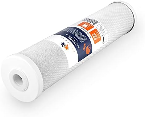 Aquaboon 4.5 x 20 Carbon Block Filter Cartridge Large - 5 Micron Whole House Water Filter Replacement Remove Chlorine Taste Odors Compatible with FC25B, EPM-20BB, CB-BB-20, 155783-43 (1 Pack) - Image 6