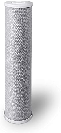 High Capacity Coconut Shell Carbon Block Water Filter 5 Micron Cartridge 4.5" x 20" for Universal Whole House System WELL-MATCHED with CB-45-2005, FC25B, FLTWH2045C02 and PRL-RCL - Image 2