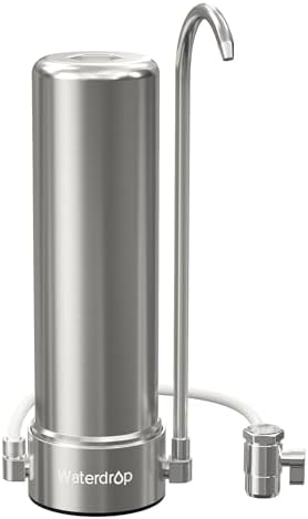 Waterdrop CTF-01 Water Filter for Sink Faucet, Stainless Steel, 1 Filter by Waterdrop